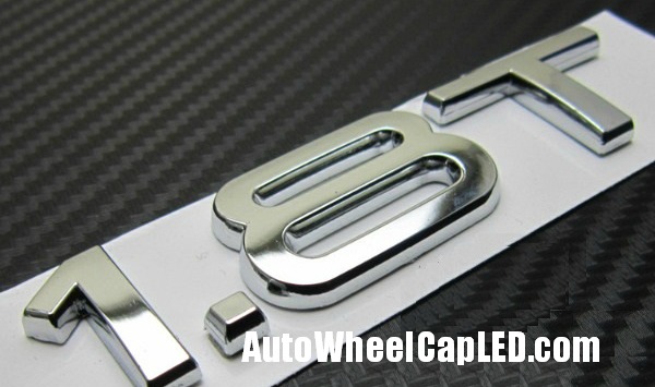 Audi 1.8T Letters Rear Trunk Chrome Silver Emblems Badges Quattro A3 A4 ...