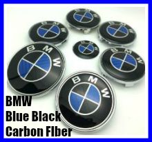BMW Carbon Fiber Blue Black 7Pcs Full Set